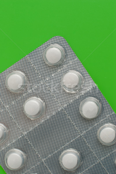 White pills Stock photo © homydesign