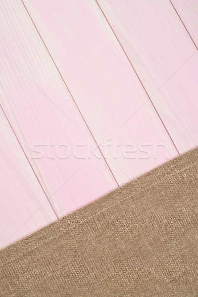 Stock fotó: Bézs · törölköző · fa · asztal · fából · készült · konyhaasztal · felülnézet
