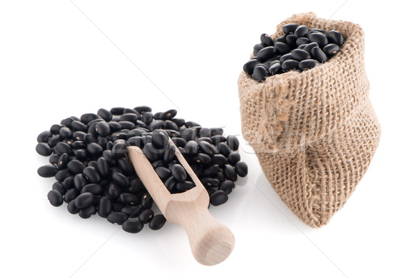 Black beans bag Stock photo © homydesign