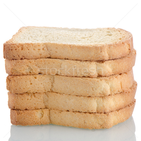 Golden brown toast Stock photo © homydesign