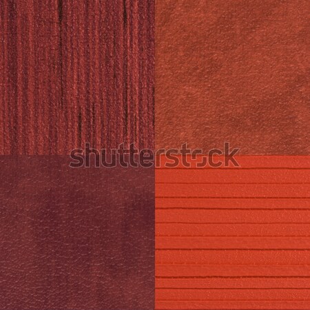 Establecer rojo vinilo textura pared Foto stock © homydesign