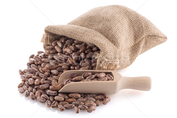 Pinto beans bag Stock photo © homydesign