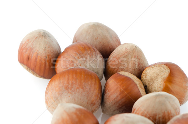 Fresh hazelnuts  Stock photo © homydesign
