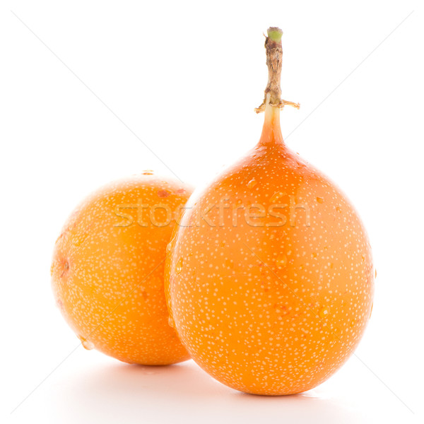Pasión frutas alimentos naranja tropicales amarillo Foto stock © homydesign