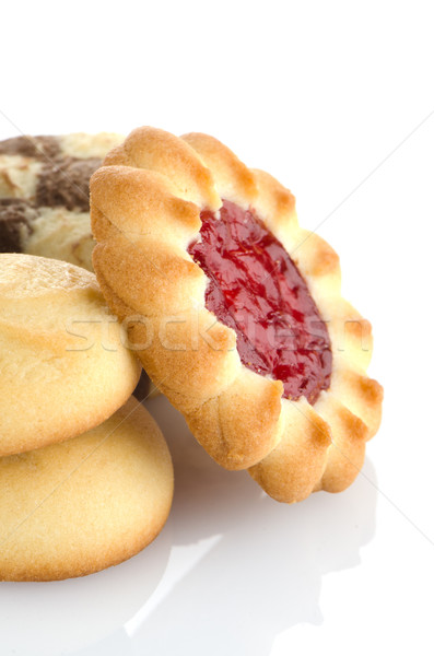 Stock photo: Strawberry biscuit