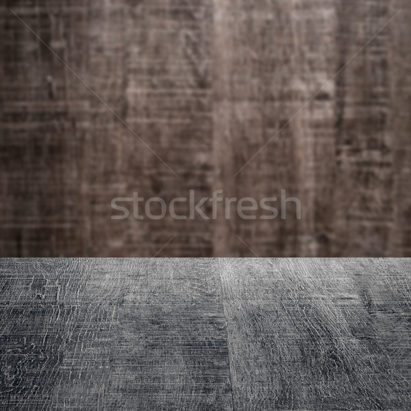 Holz Tabelle Holz Wand Textur Design Stock foto © homydesign