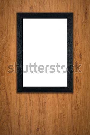 老 鏡框 復古 木 牆 質地 商業照片 © homydesign