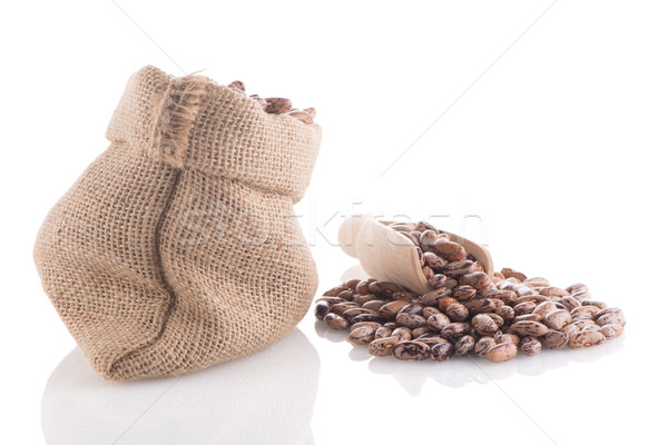 Pinto beans bag Stock photo © homydesign