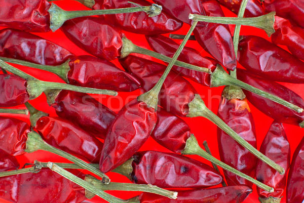 Red chilli peppers Stock photo © homydesign