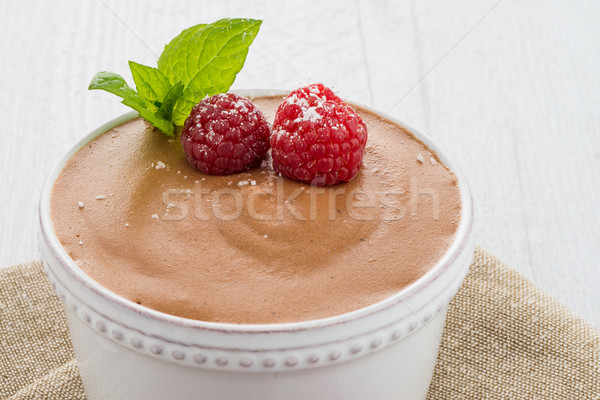 Paleo régime alimentaire style dessert chocolat noir oeufs [[stock_photo]] © homydesign