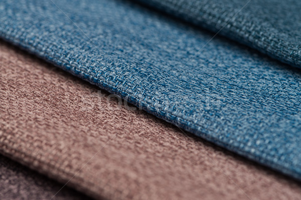 Multi color fabric texture samples Stock photo © homydesign