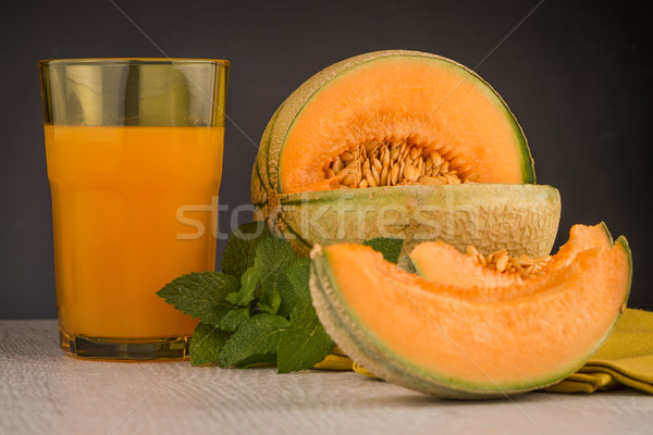 Honeydew melon juice Stock photo © homydesign