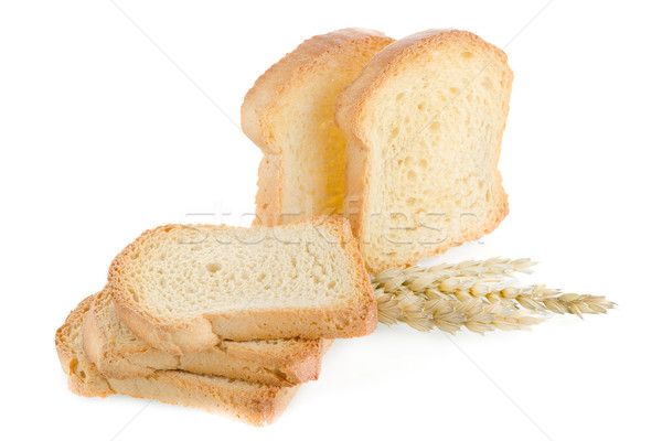 Golden brown toast Stock photo © homydesign