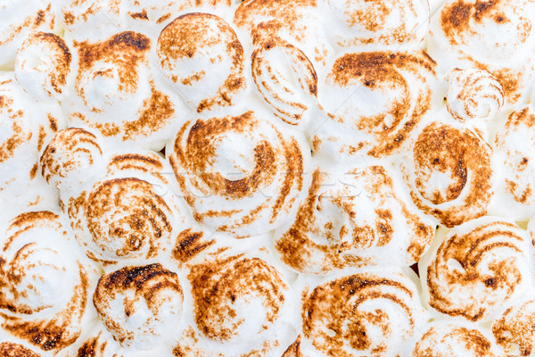 Meringue cake tart Stock photo © homydesign