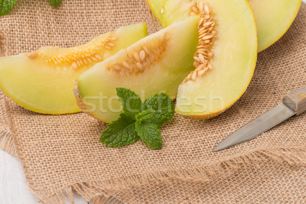 Honeydew melon Stock photo © homydesign