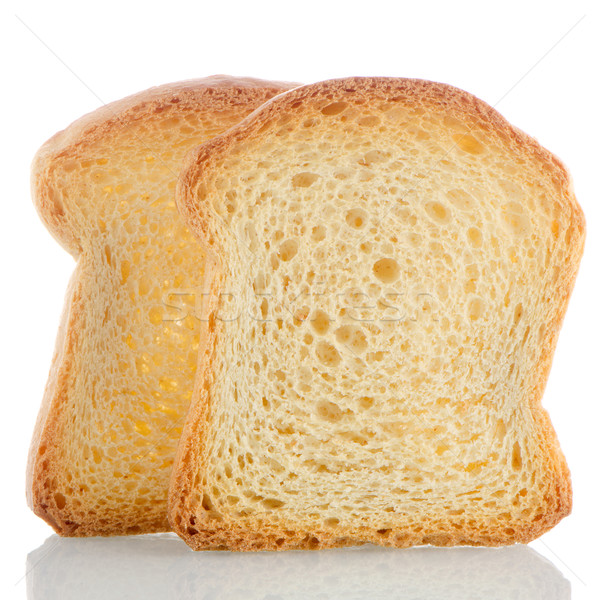 Golden brown toast Stock photo © homydesign