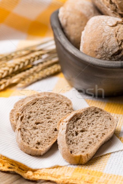 Bread rye spikelets Stock photo © homydesign