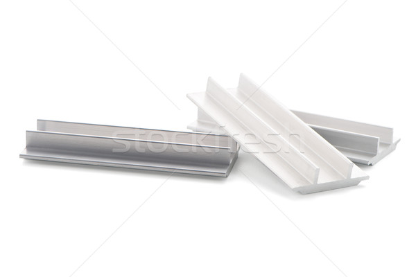 Alluminio profilo campione isolato bianco casa Foto d'archivio © homydesign
