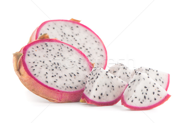 Draak vruchten geïsoleerd witte voedsel achtergrond Stockfoto © homydesign