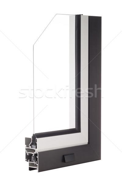 Aluminium window sample Stock photo © homydesign