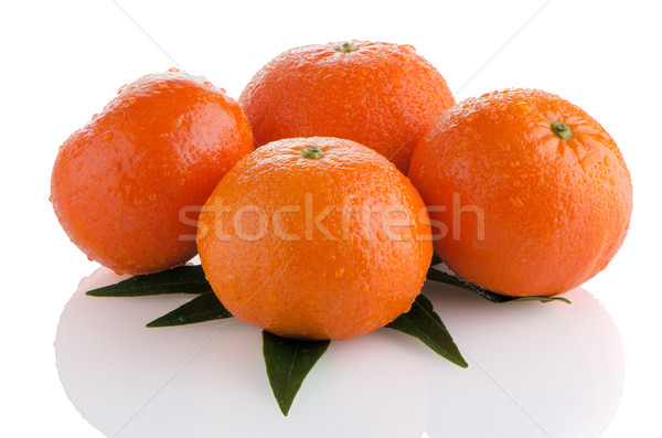 Vers witte vruchten oranje groep Stockfoto © homydesign