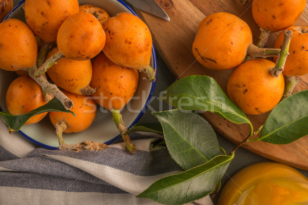 廚房櫃檯 水果 橙 表 復古 白 商業照片 © homydesign