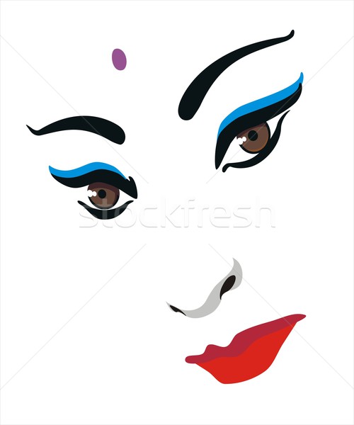 Beauty Face Three Stock photo © HouseBrasil