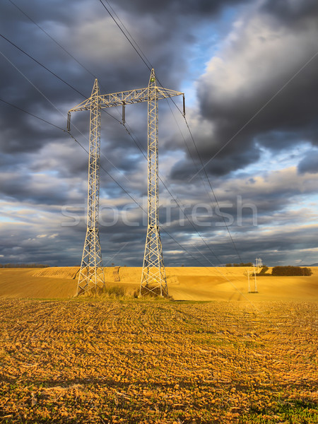 Power-transmission pole Stock photo © hraska