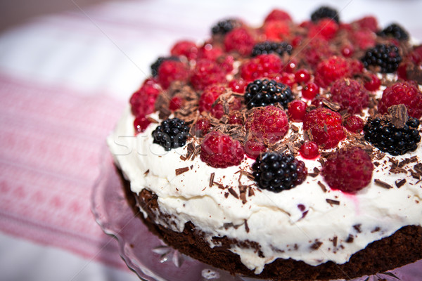 Fruit tart Stock photo © hraska