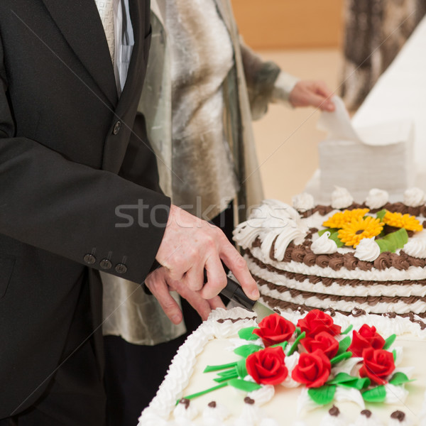 Cutting the cake Stock photo © hraska