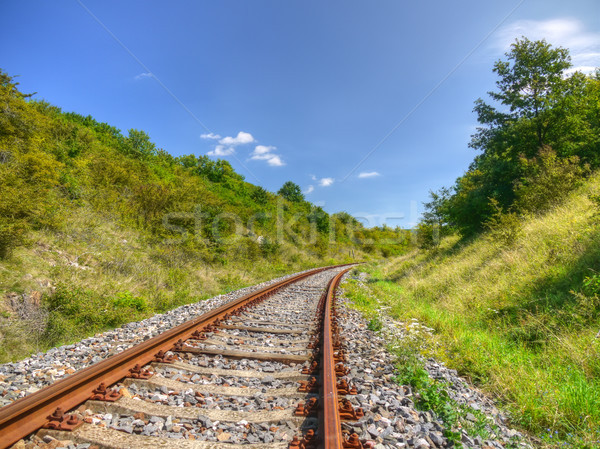 Railway line Stock photo © hraska