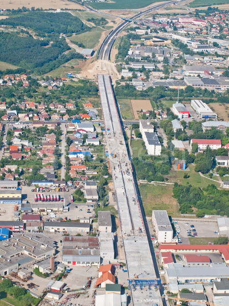 Rodovia construção rodovias carro estrada edifício Foto stock © hraska