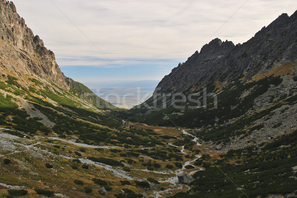 Mountain basin Stock photo © hraska