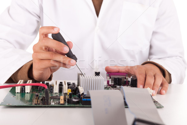 Computer engineer Stock photo © hsfelix