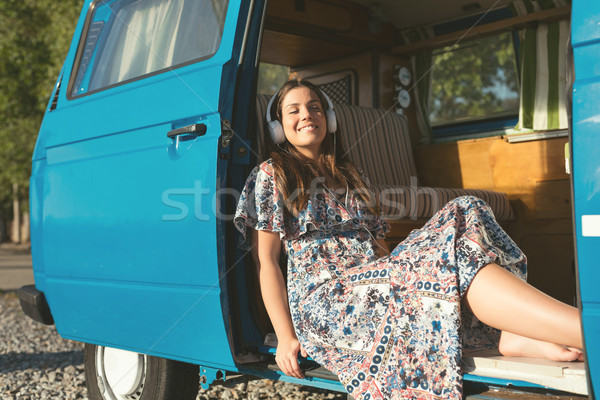 Stok fotoğraf: Son · yaz · tatil · yol · yolculuk · seyahat