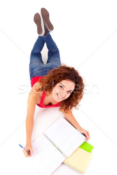 Girl studying Stock photo © hsfelix