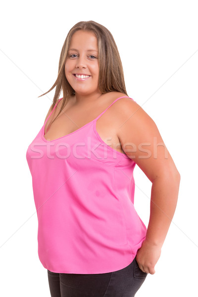 Overweighted woman Stock photo © hsfelix