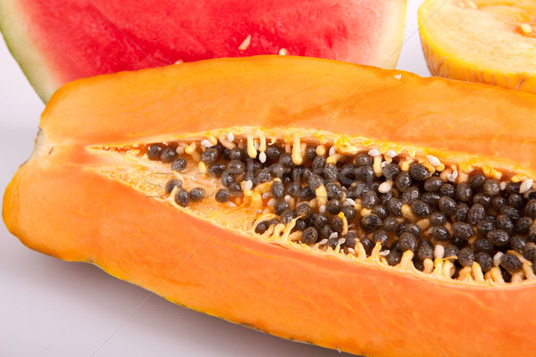Papaya, melon and watermelon Stock photo © hsfelix