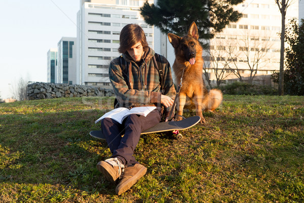 Boy relaxing Stock photo © hsfelix