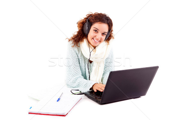 Girl studying Stock photo © hsfelix