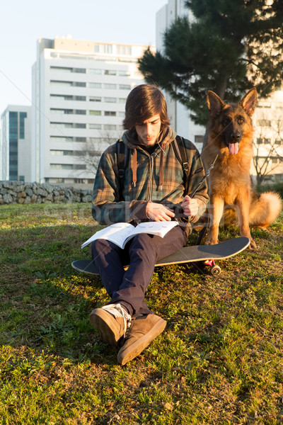 Boy relaxing Stock photo © hsfelix