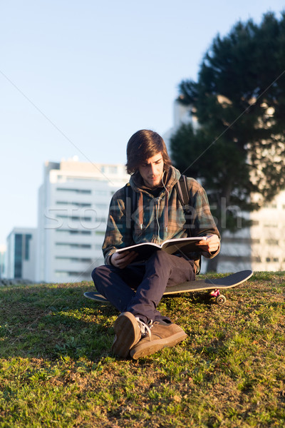 Boy relaxing Stock photo © hsfelix