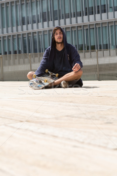 Stock photo: Skateboarder