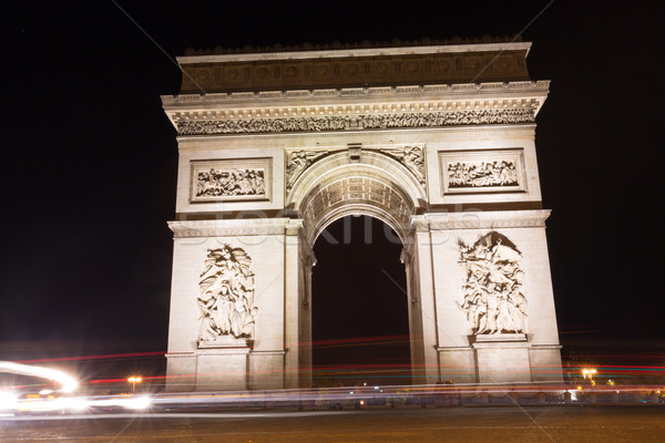 Stock photo: Famous Arc de Triomphe in Paris, France