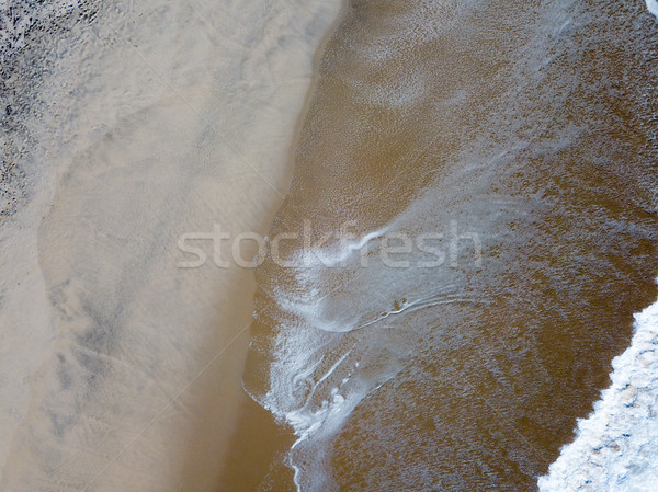 Belle plage vue ciel route nature [[stock_photo]] © hsfelix