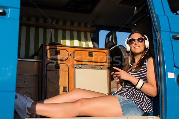 Laatste zomer vakantie weg reis reizen Stockfoto © hsfelix