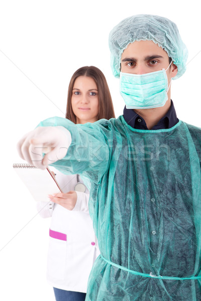 Infirmière Medic équipe jeunes main médecin [[stock_photo]] © hsfelix