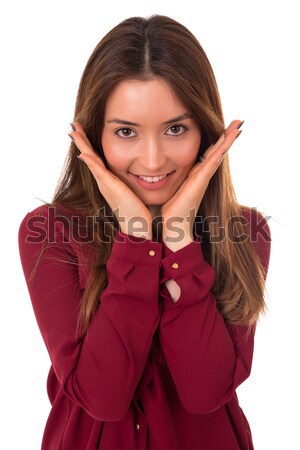 Stock photo: Silly woman