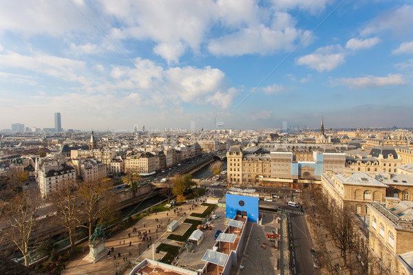 View from Notre Dame of Paris Stock photo © hsfelix
