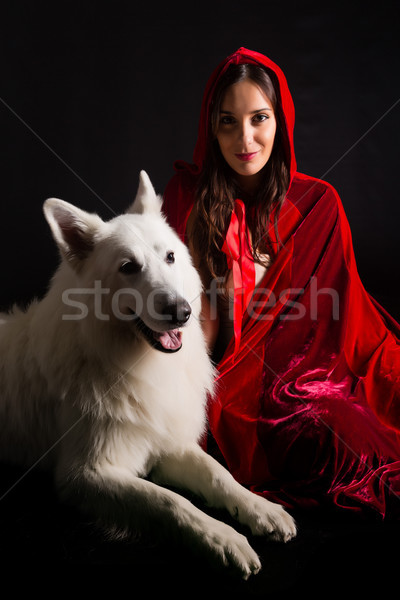 Red Hiding Hood concept Stock photo © hsfelix